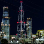 大阪国際石油精製株式会社の夜景